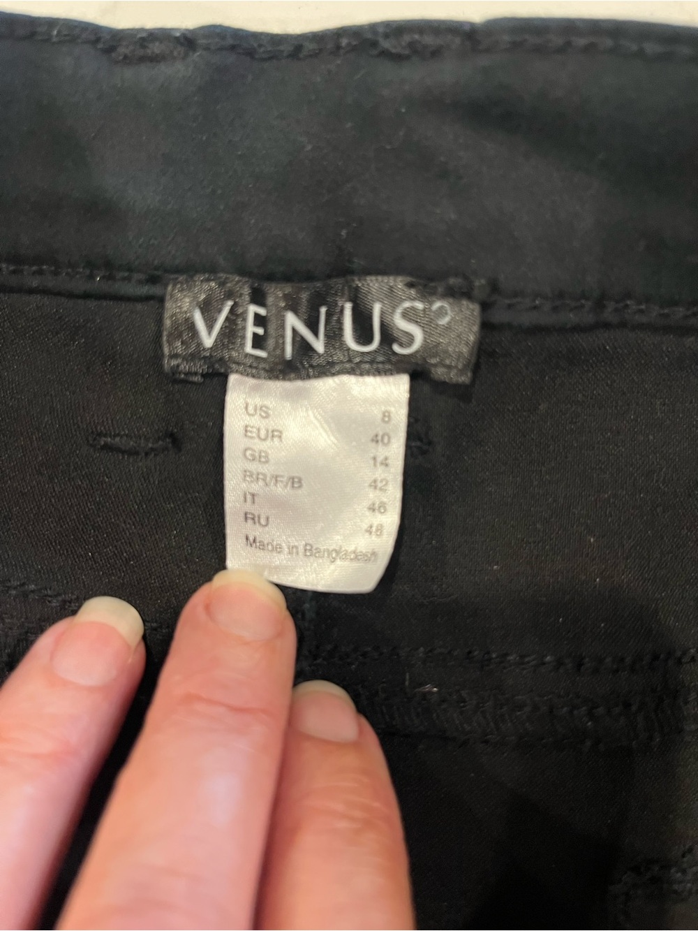 VENUS Black Skirt - Picture 3 of 8